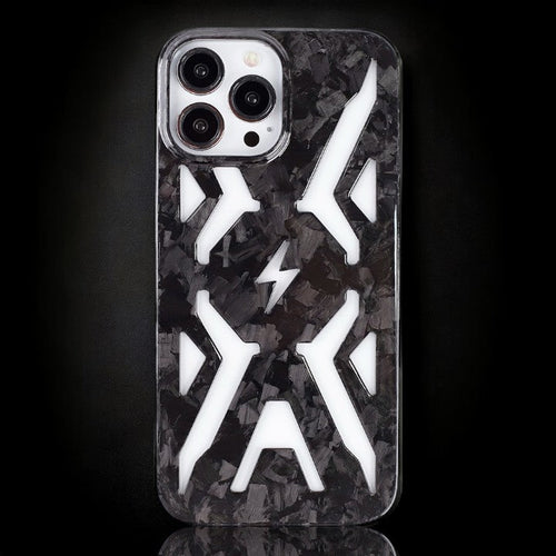 Skeletal V1 Forged Carbon iPhone Case
