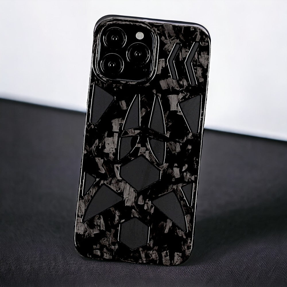 Skeletal V2 Forged Carbon iPhone Case