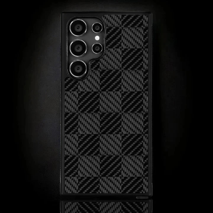 Stealth Grid Carbon Fiber Galaxy Case | Limited Edition