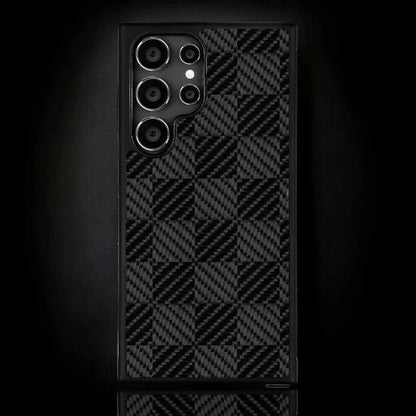 Stealth Grid Carbon Fiber Galaxy Case | Limited Edition