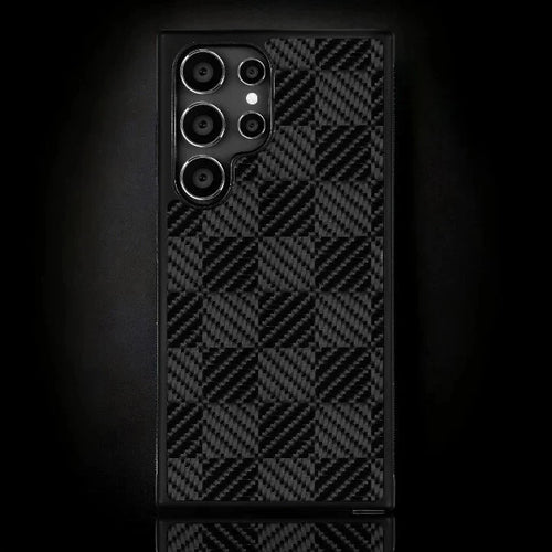 Stealth Grid Carbon Fiber Galaxy Case | Limited Edition