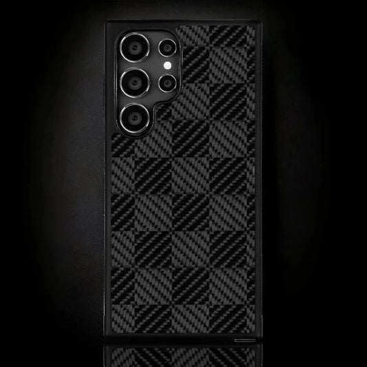 Stealth Grid Carbon Fiber Galaxy Case | Limited Edition