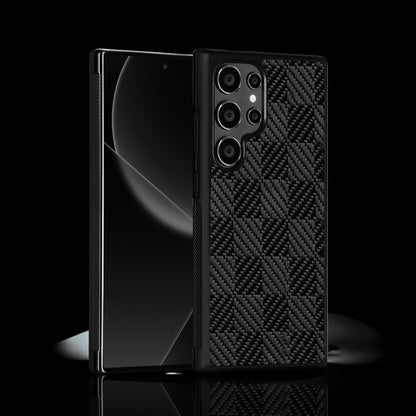 Stealth Grid Carbon Fiber Galaxy Case | Limited Edition