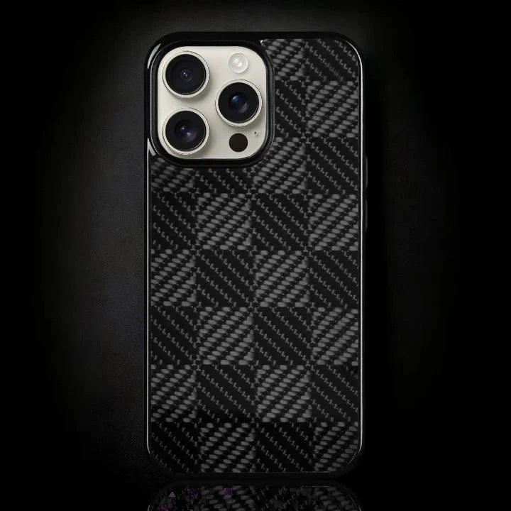Stealth Grid Carbon Fiber iPhone Case | Limited Edition